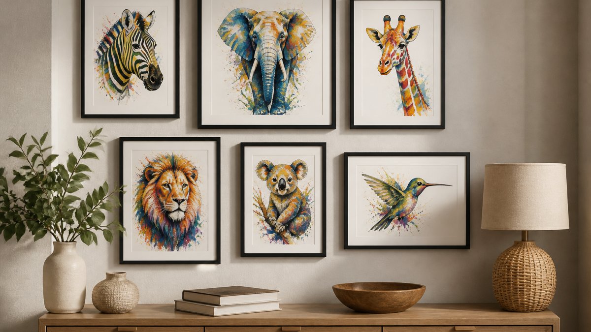 9 Colourful Animal Wall Art Ideas for Every Room