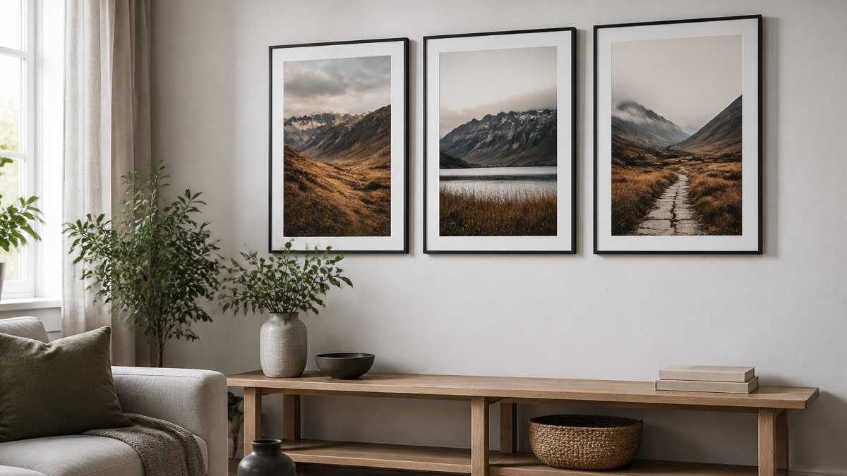 Modern Landscape Prints for Home: A Styling Guide
