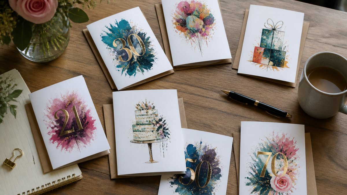 What Are the Best Greeting Card Designs for Milestone Birthdays?