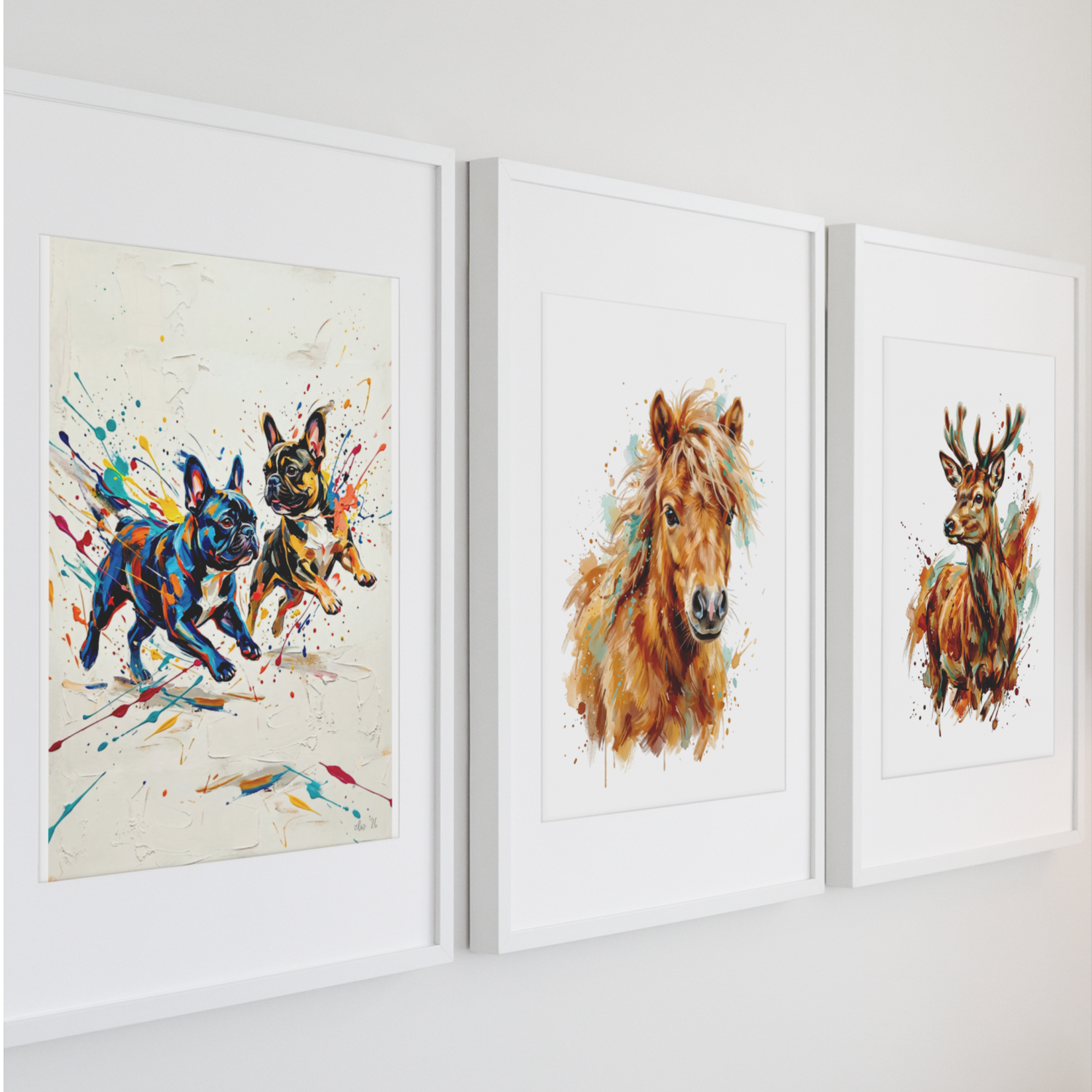 Animal Collection – Modern Coloursplash Pets & Wildlife Art Prints