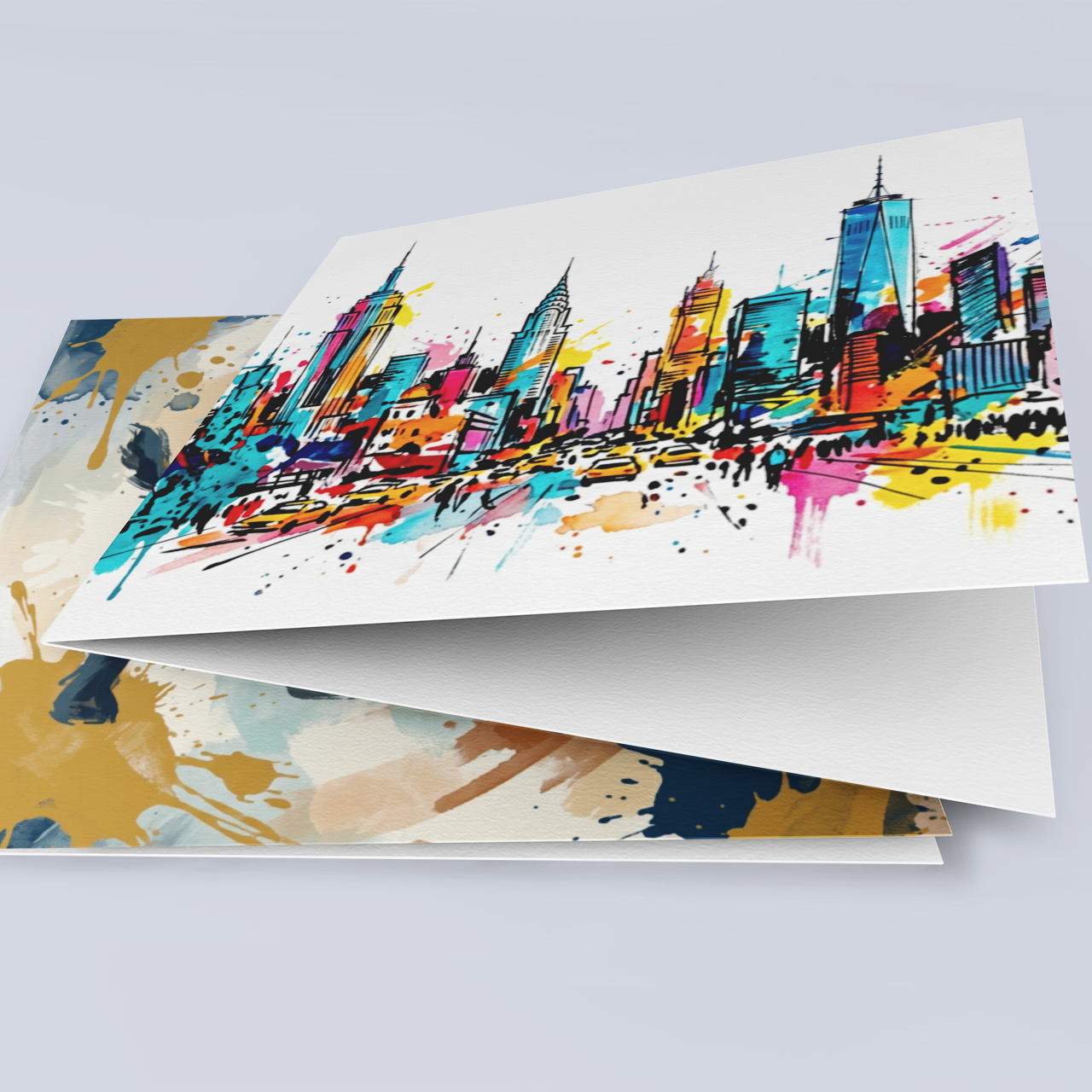 New York Skyline – Fine Art Greeting Card (6×6)