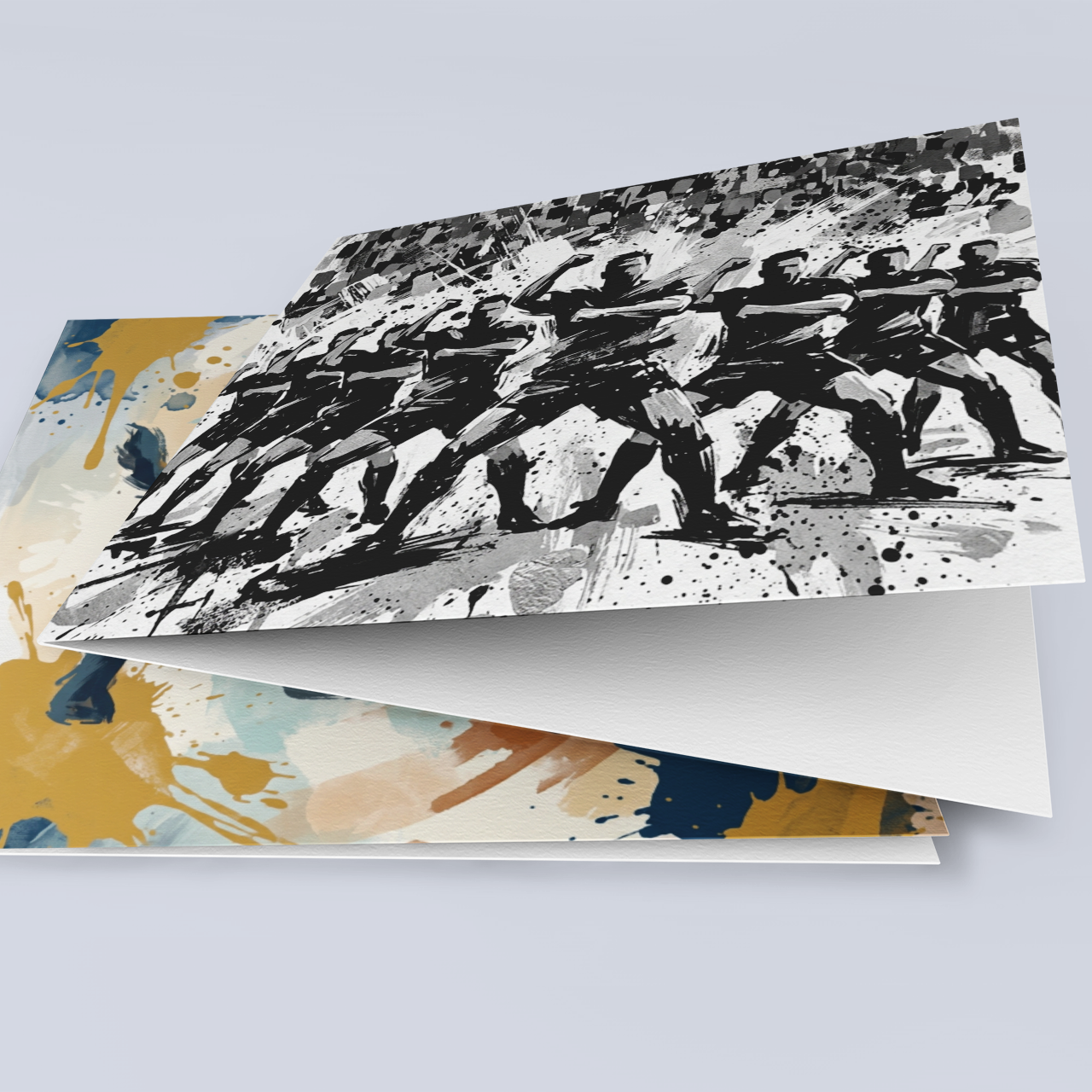 Team Ritual – Fine Art Sports Greeting Card (6×6)