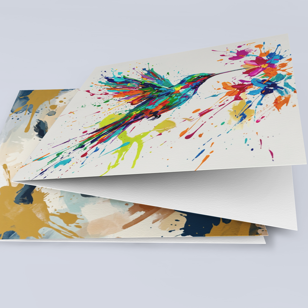 Hummingbird – Fine Art Greeting Card (6×6)