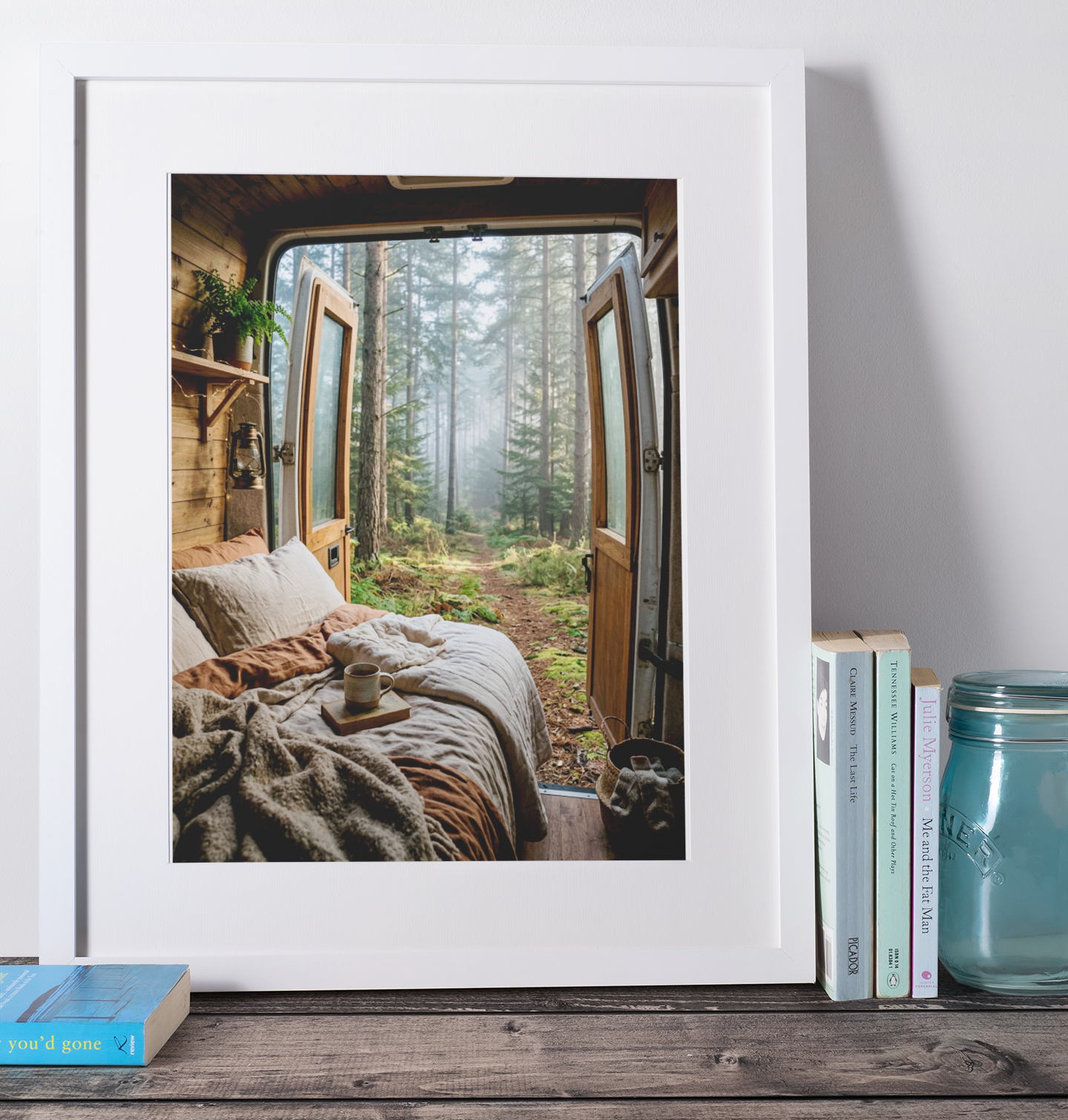 Forest Van Life – Cozy Nature Escape Print