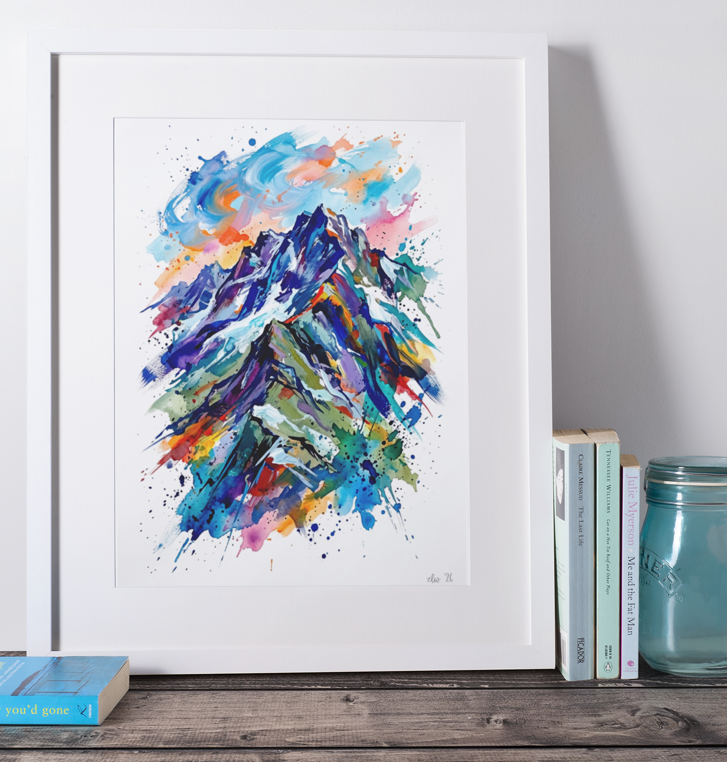 Ben Nevis Art Print – Expressive Mountain Painting | Adventure Collection Landscape Wall Art