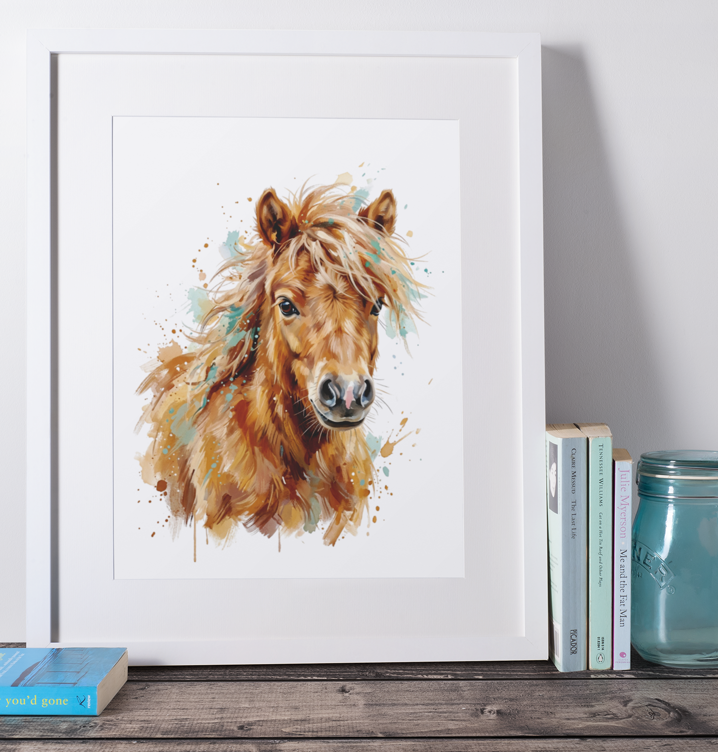 Expressive Horse Print – Contemporary Equine Wall Art