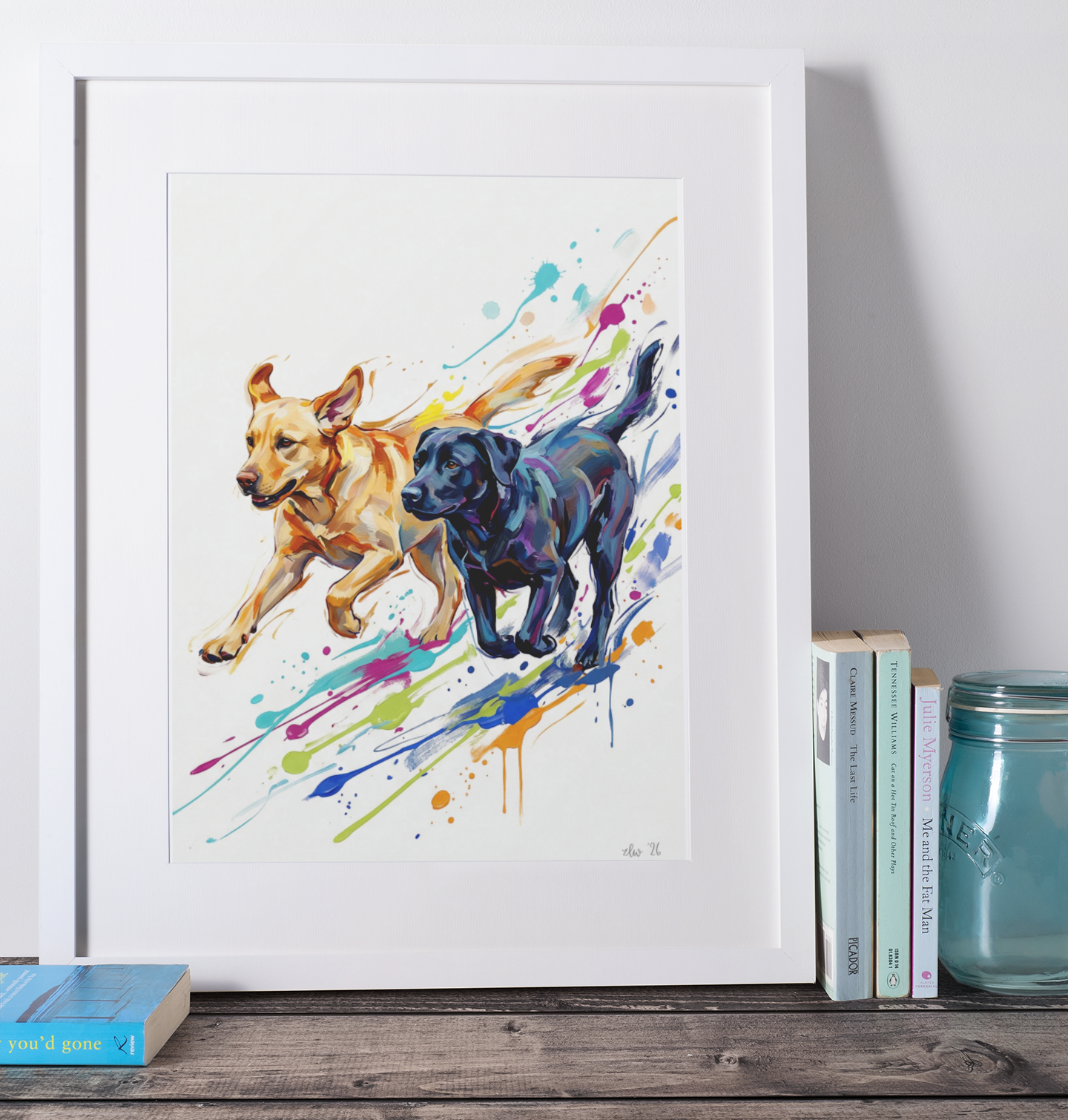Labrador Dogs  – Expressive Wall Art