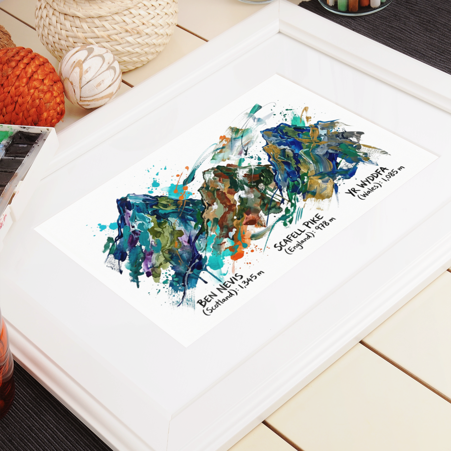 Three Peaks UK – Ben Nevis, Scafell Pike & Yr Wyddfa | Contemporary Fine Art Print