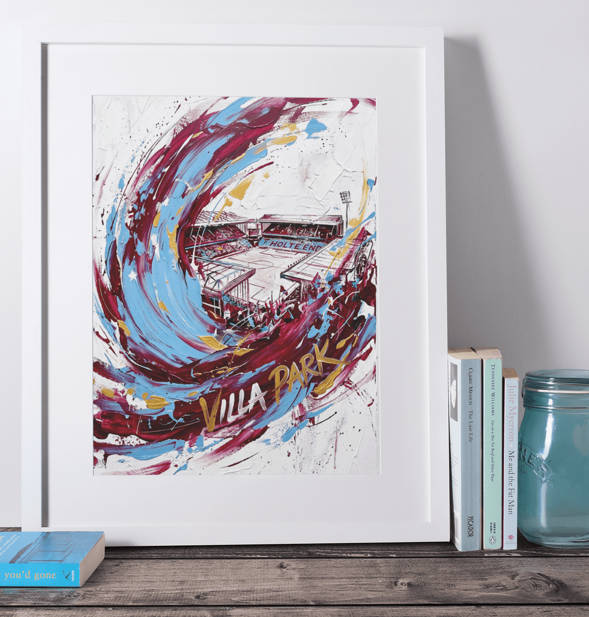 Villa Park Stadium Art Print – Digital Download - Bella Leaf StudioDigital Art Prints